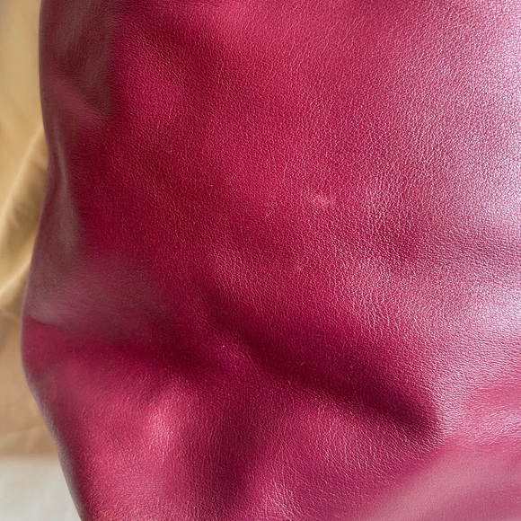 SOLD Coach Tote in Burgundy Red - Picture 6 of 6